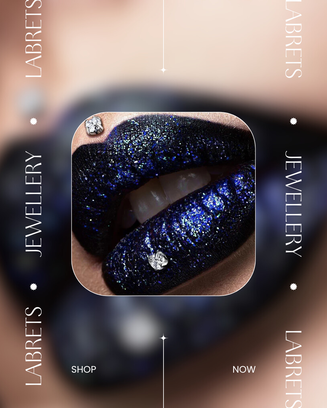 Titanium Prong Gem Labret: Clean Sparkle, Everyday Comfort