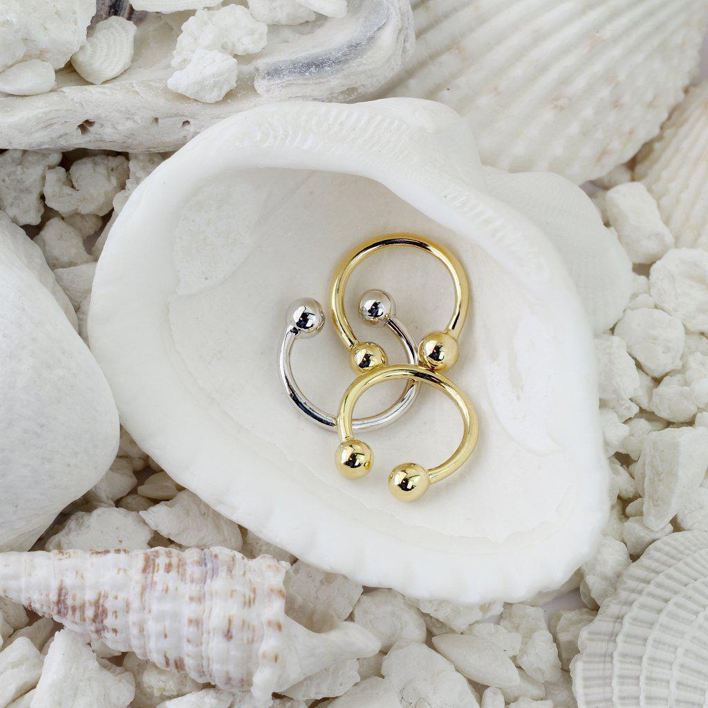 14kt Gold Horseshoe-My Body Piercing Jewellery
