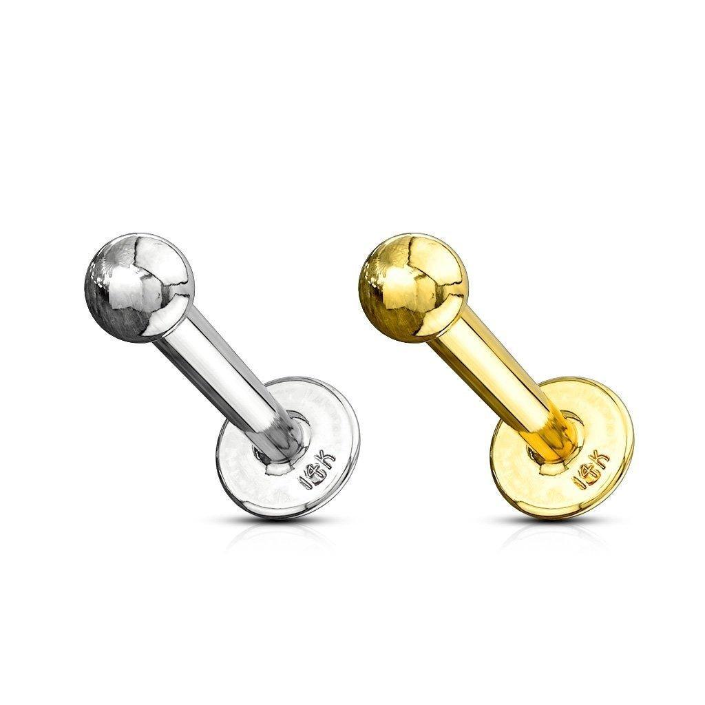 14kt Gold Labret-My Body Piercing Jewellery