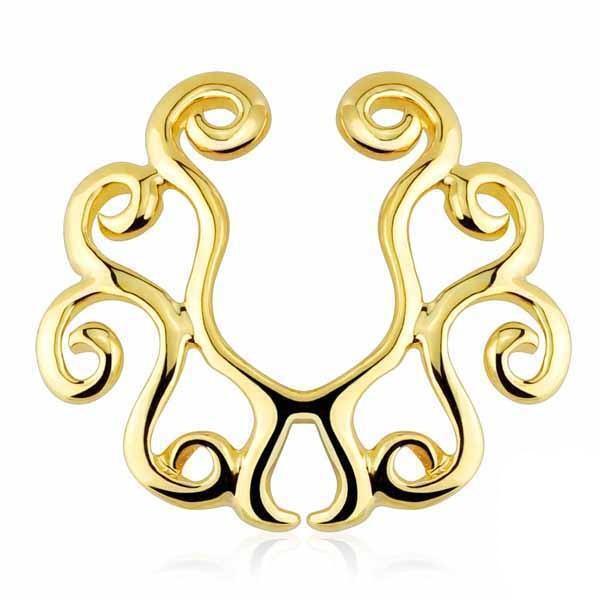 Body Jewelry - Swirls Non-Piercing Nipple Shield (Single)