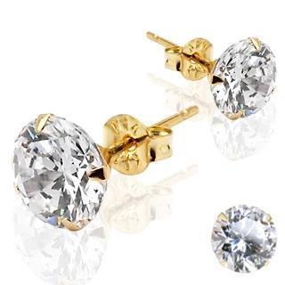 14kt Yellow Gold Martini Stud Earring PAIR-My Body Piercing Jewellery