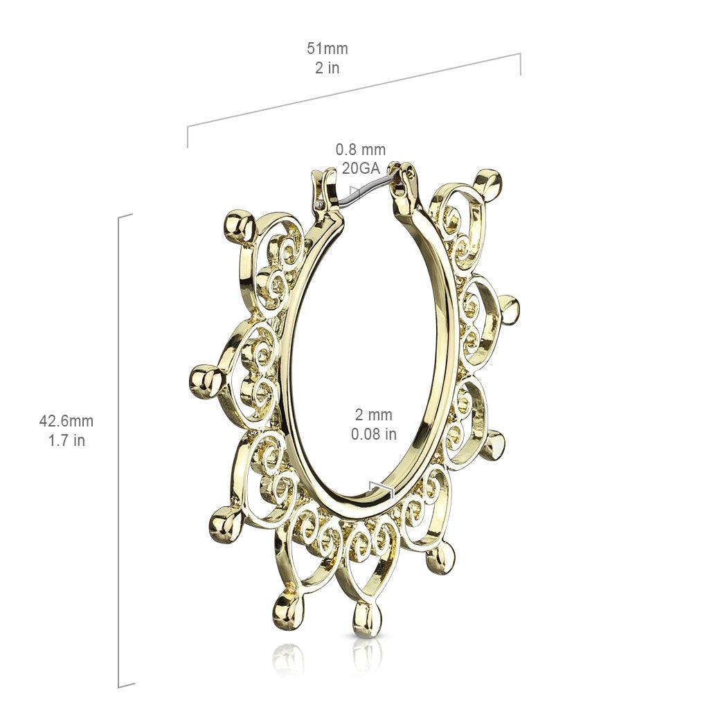 Filigree Earring PAIR-My Body Piercing Jewellery