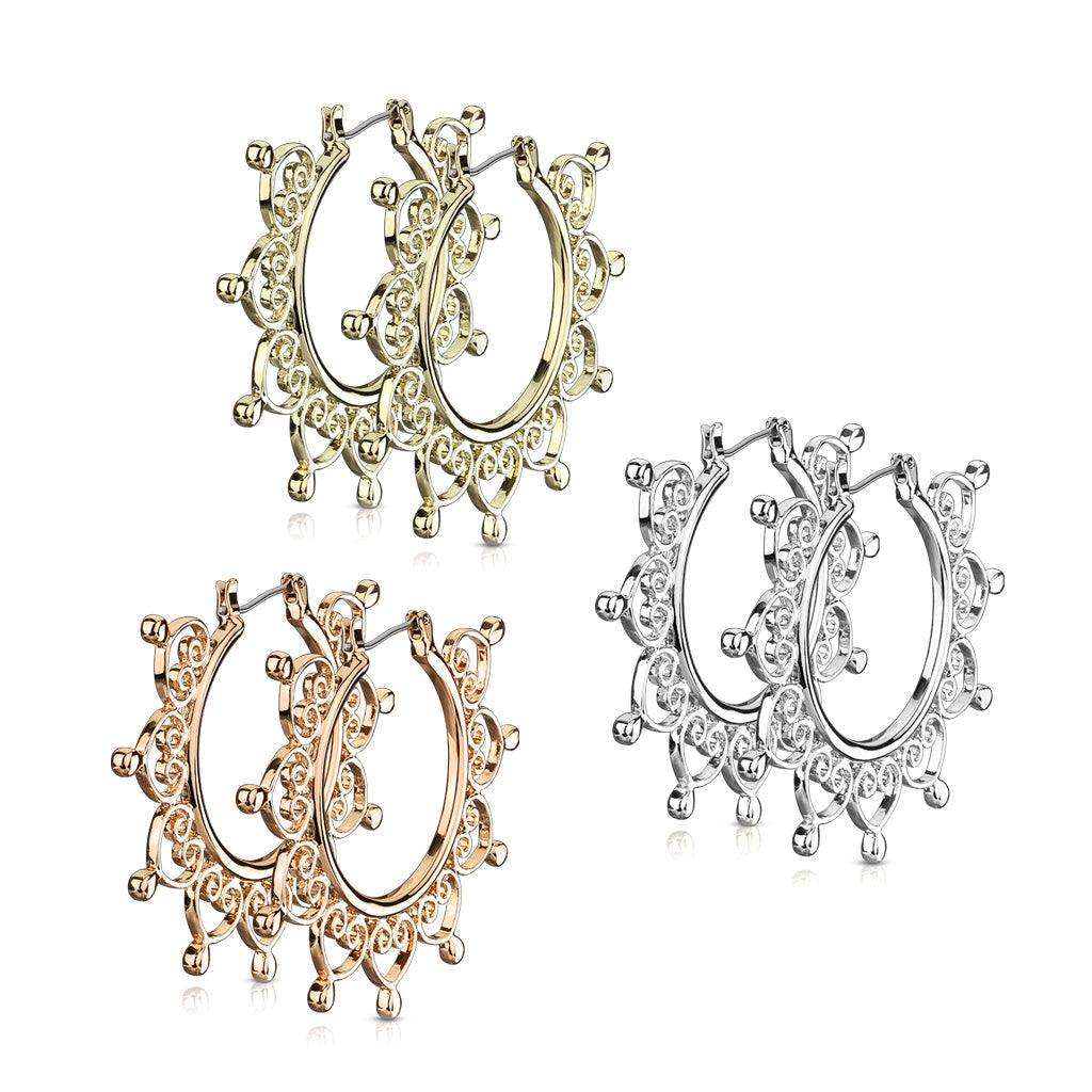 Filigree Earring PAIR-My Body Piercing Jewellery