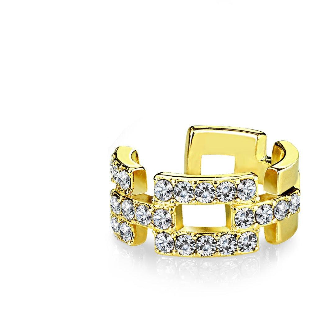 Gem Links Non-Piercing Ear Cuff-My Body Piercing Jewellery