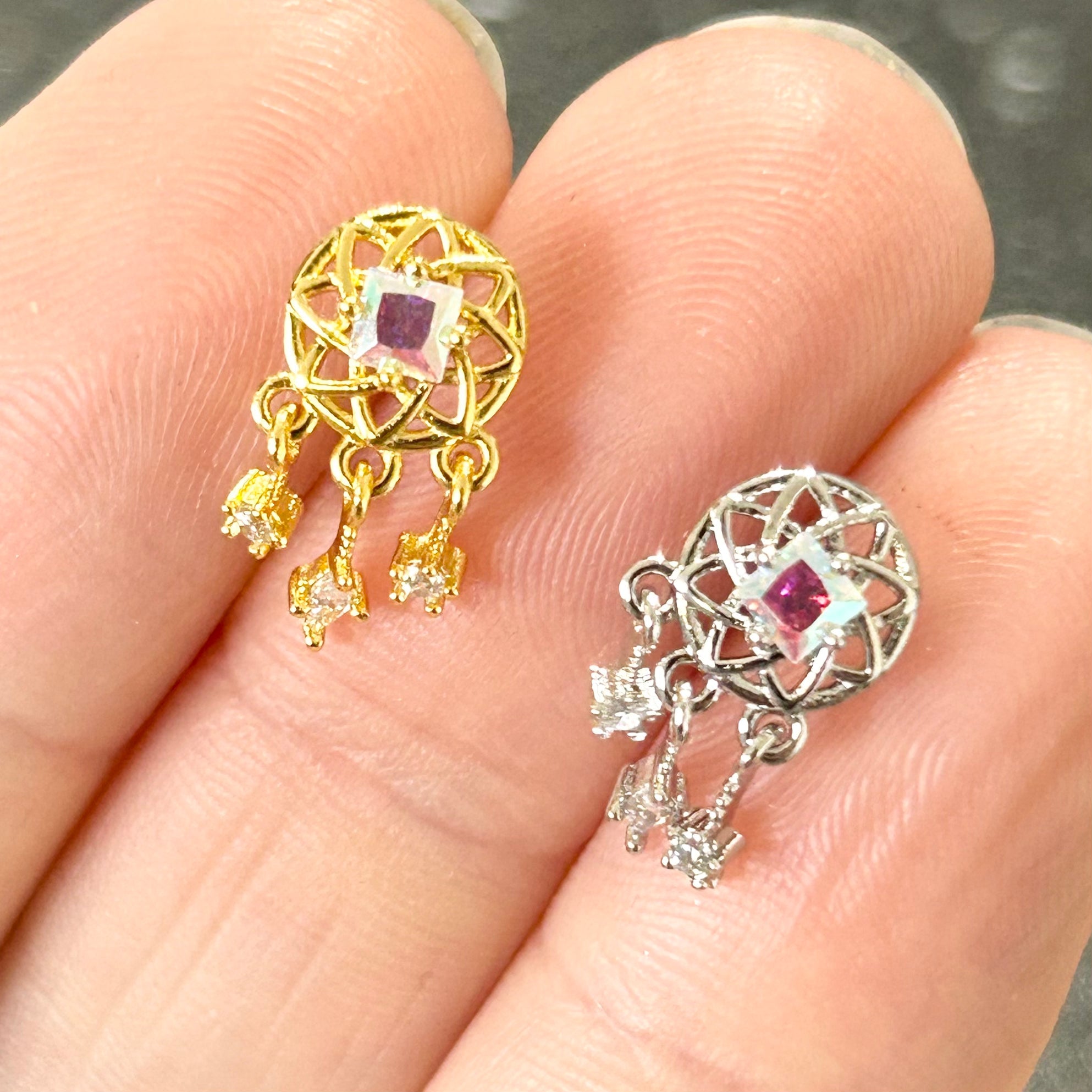 Dreamcatcher Nose L Bend 20G-My Body Piercing Jewellery