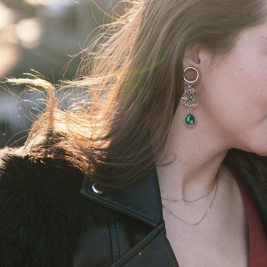 Moon Drop Tunnel 6mm-16mm-My Body Piercing Jewellery