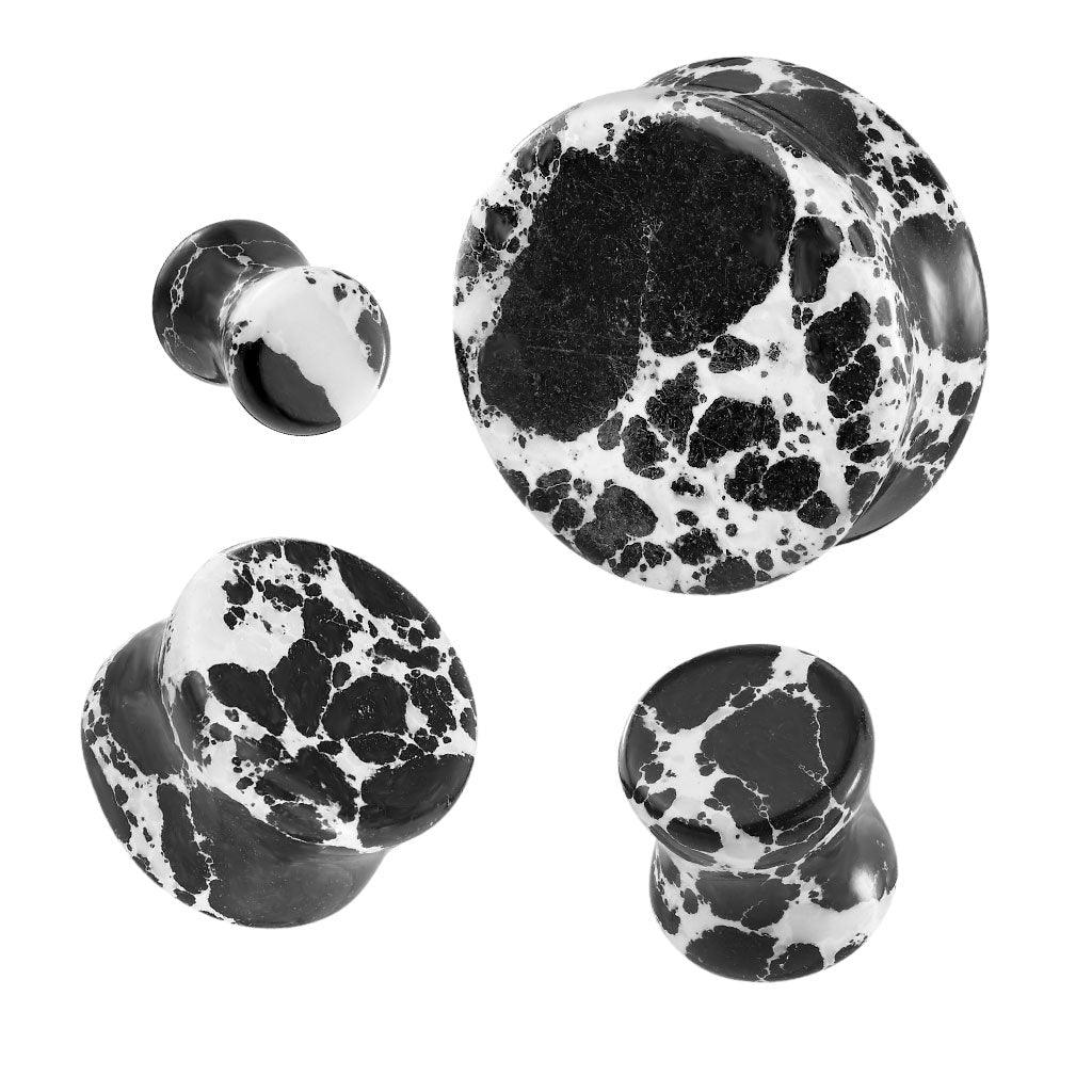 Black Imperial Turquoise Plug 6mm - 25mm-My Body Piercing Jewellery