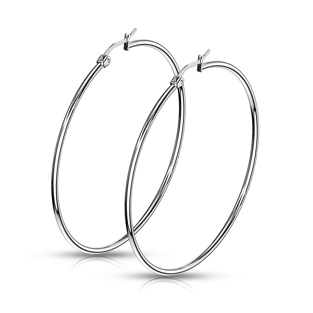 Hoop Earrings Pair 10mm - 75mm