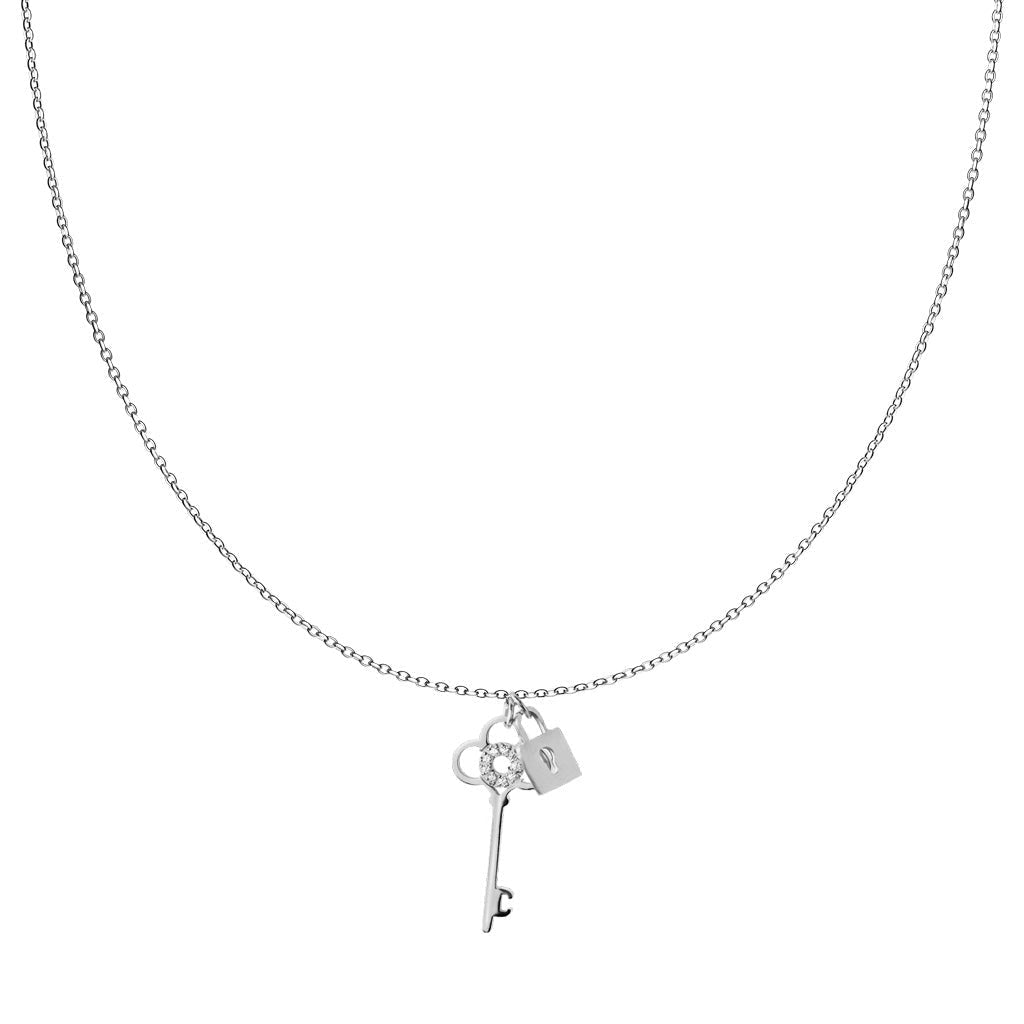 Lock and Key Nipple Chain-My Body Piercing Jewellery