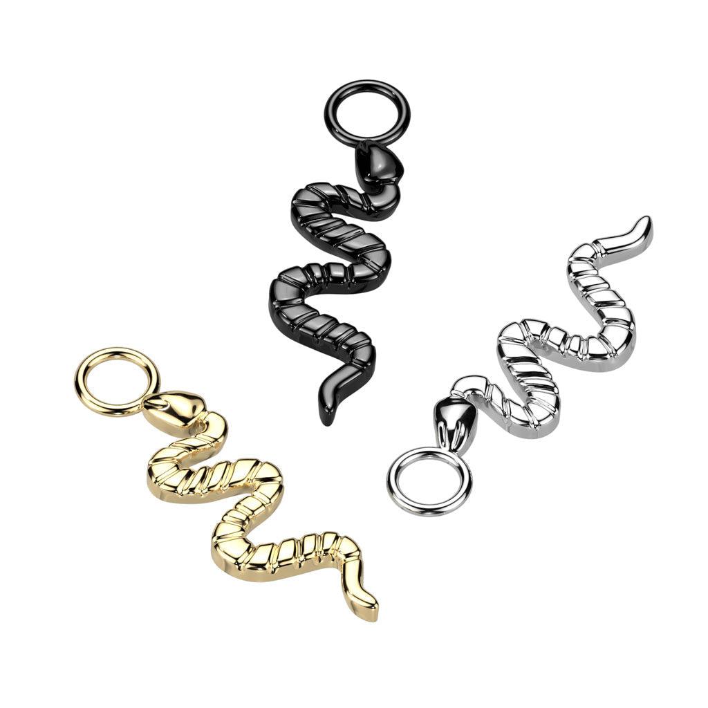 Body Jewelry - Titanium Charm Dangle