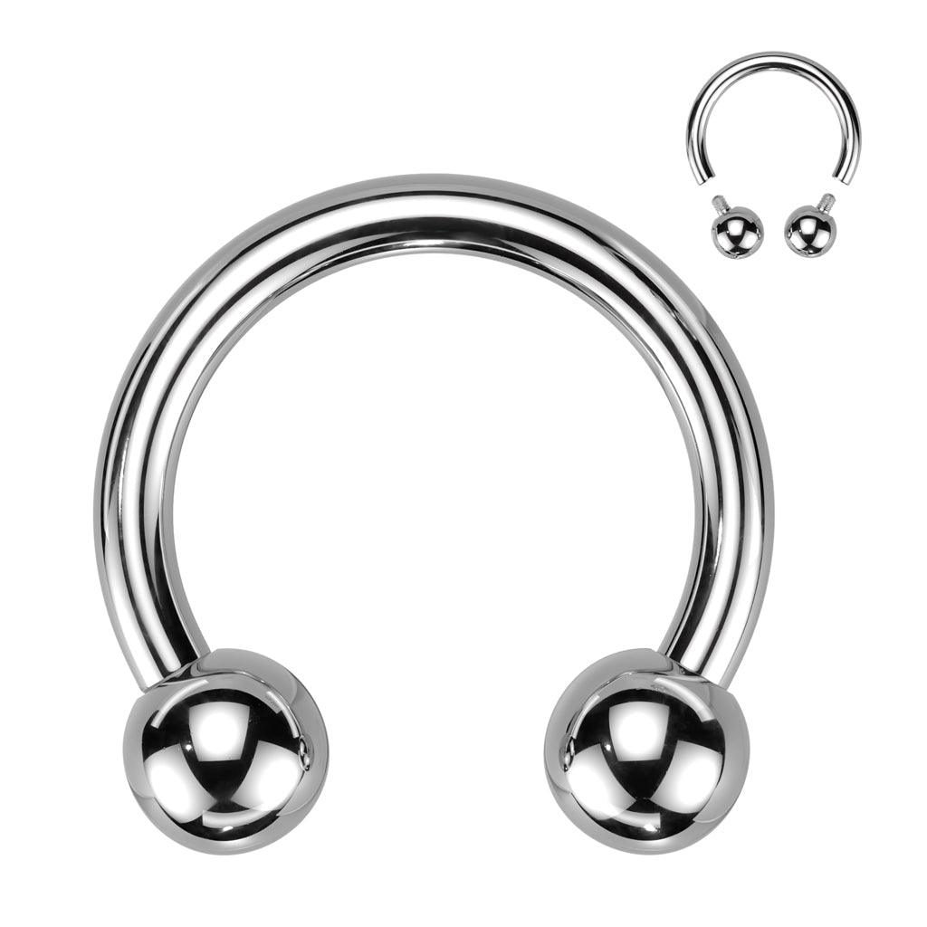 Body Jewelry - Titanium I.T. Horseshoe 16G 14G