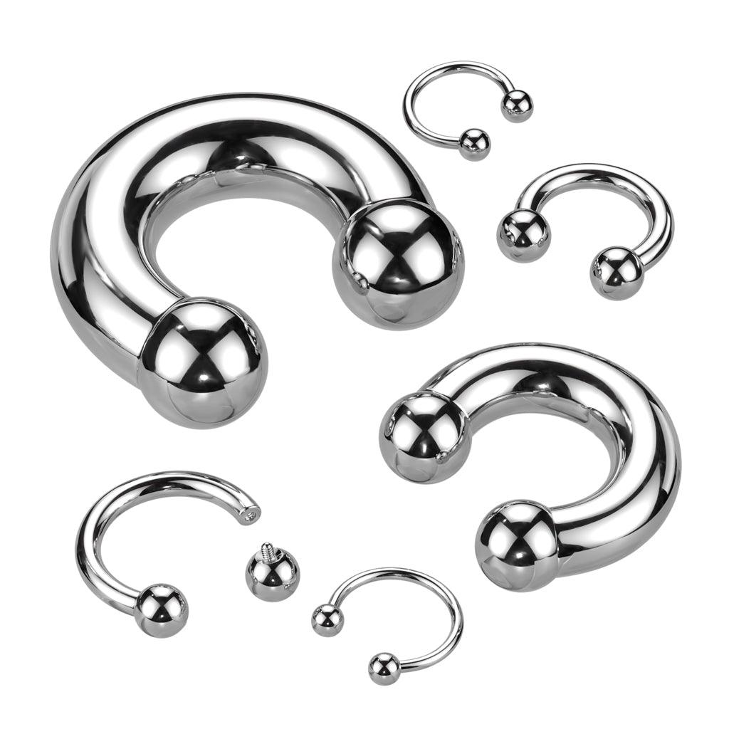 Body Jewelry - Titanium I.T. Horseshoe 16G 14G