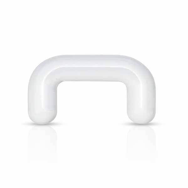 Acrylic Septum Staple Retainer 16G - 10G-My Body Piercing Jewellery