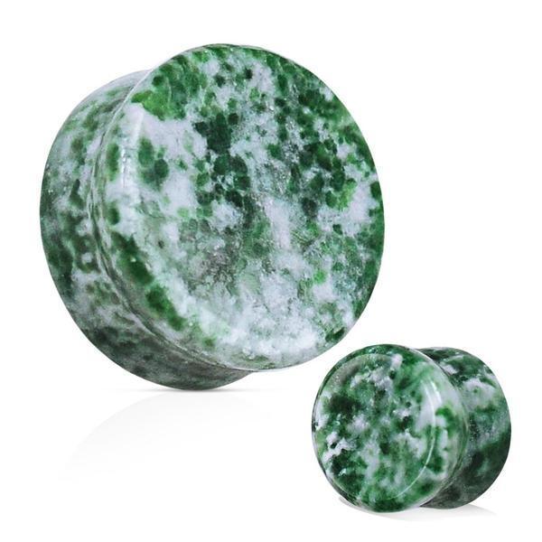 Amazonite Stone Plug 8G-1"-My Body Piercing Jewellery