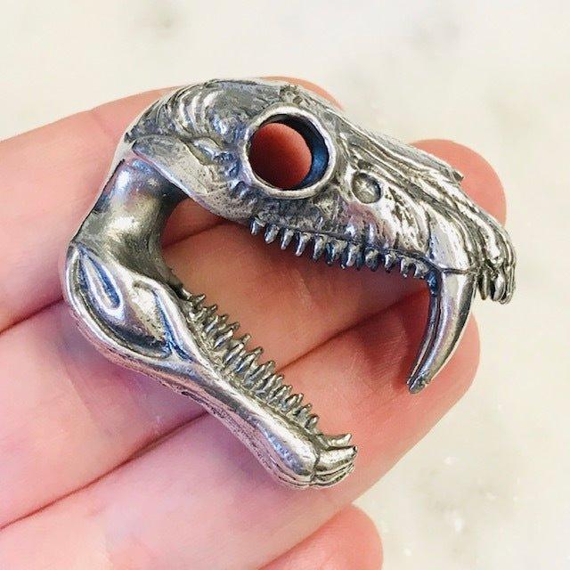 Brass Sabre Tooth Tiger Ear Weights PAIR-My Body Piercing Jewellery