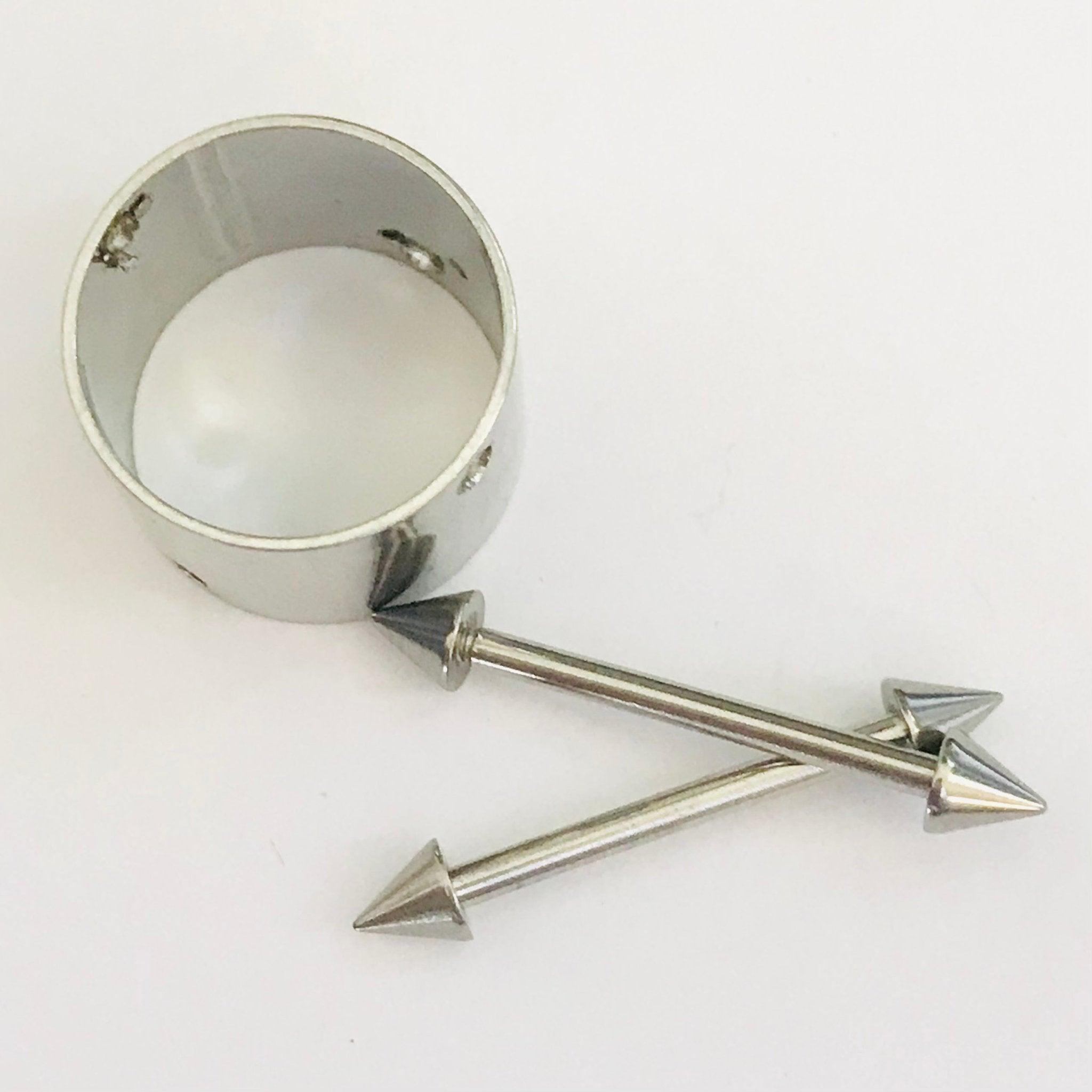 Cross Spike Tunnel 2G-16mm-My Body Piercing Jewellery