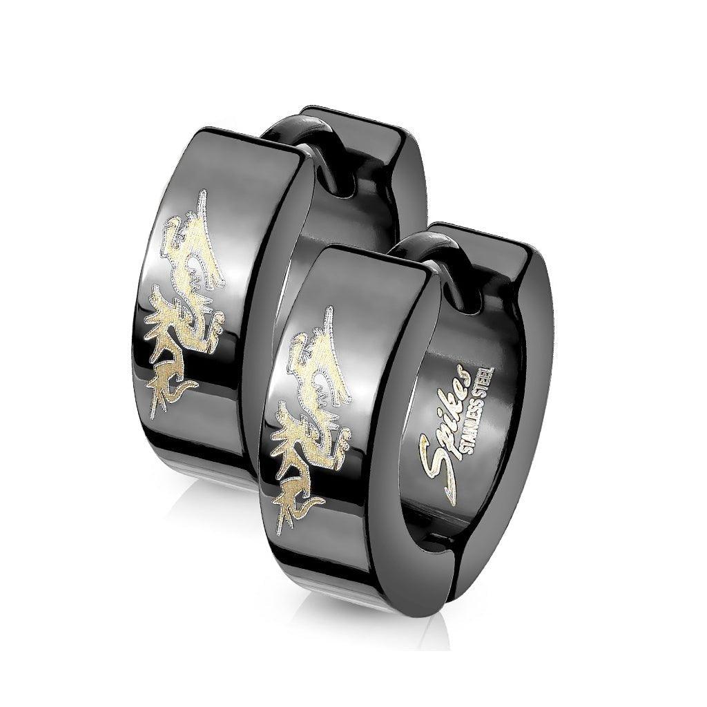 Dragon Huggies Earrings Pair-My Body Piercing Jewellery