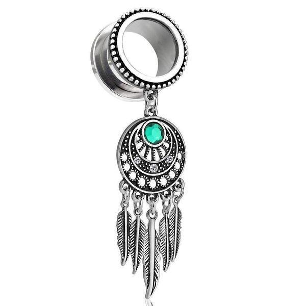 Dreamcatcher Drop Tunnel 5mm-14mm-My Body Piercing Jewellery