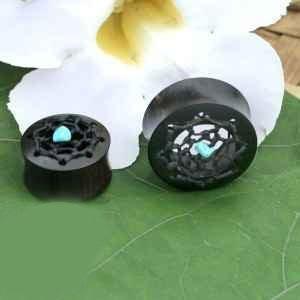 Dreamcatcher Wood Plug 8mm-25mm-My Body Piercing Jewellery