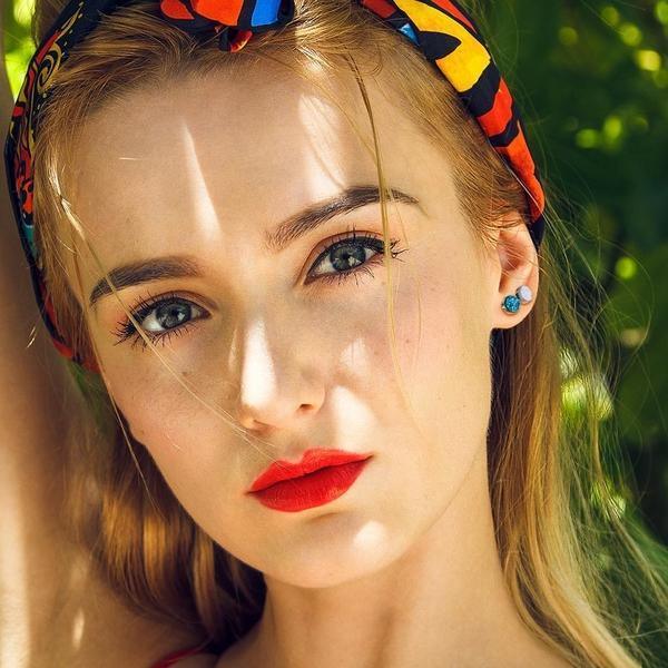 Druzy Resin Cartilage Bar 16G-My Body Piercing Jewellery