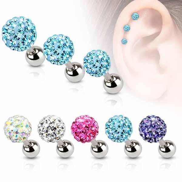 Ferido Ball Cartilage Bar 16G-My Body Piercing Jewellery
