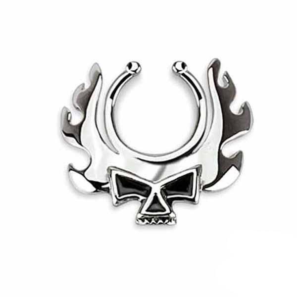 Body Jewelry - Skull Non-Piercing Nipple Shield (Single)