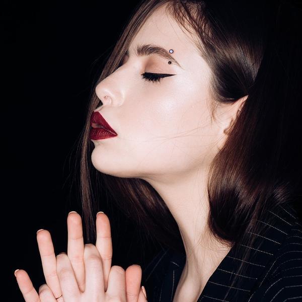 Flat Opal Curve 16G-My Body Piercing Jewellery