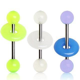 Glow Lifesaver Barbell 14G-My Body Piercing Jewellery
