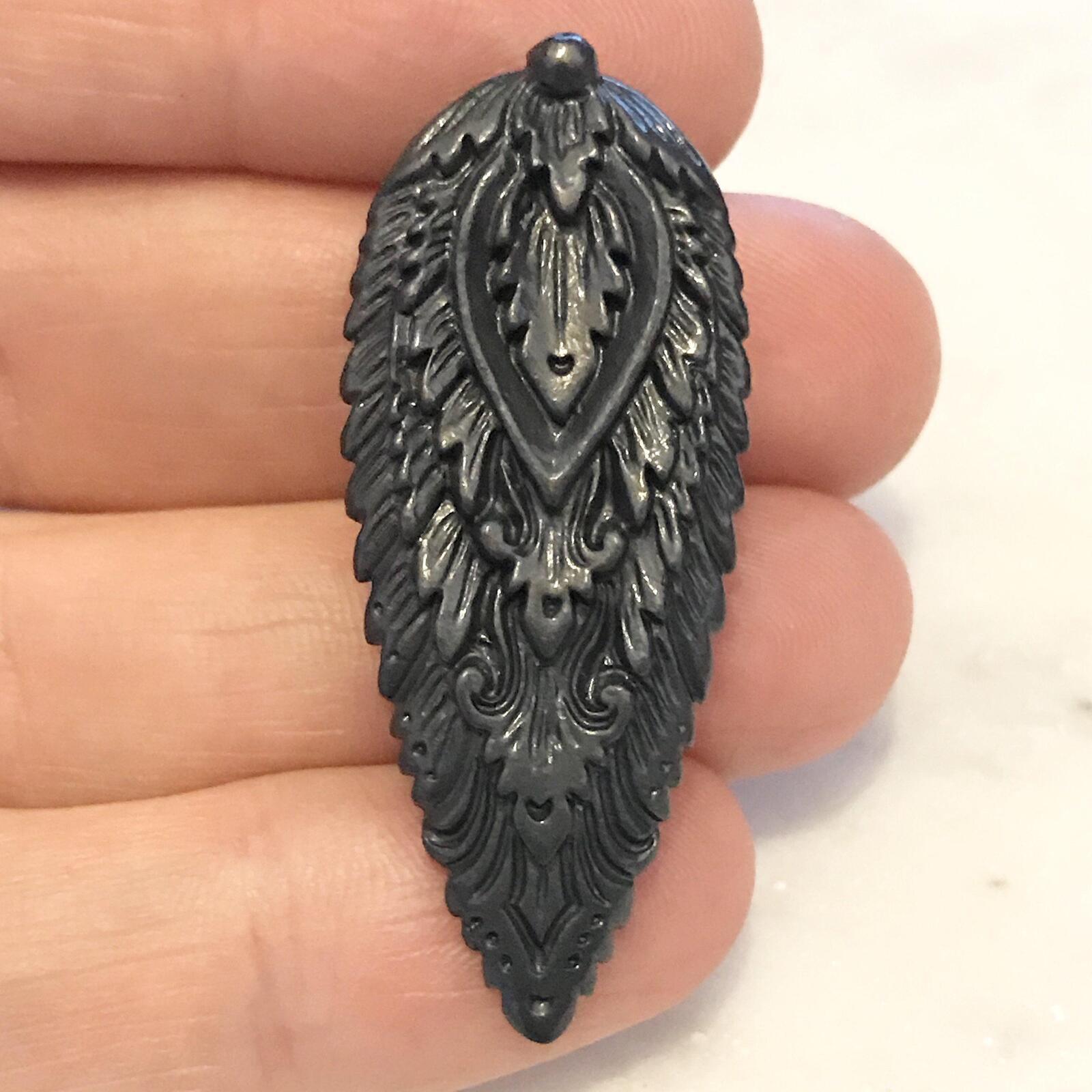 Gun Metal Drop Spreader PAIR 10mm-16mm-My Body Piercing Jewellery