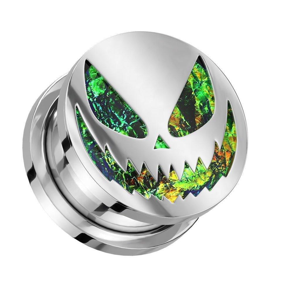 Halloween Foil Plug 8mm-25mm-My Body Piercing Jewellery