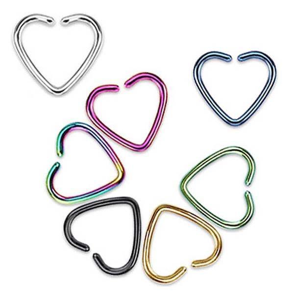 Heart Ring 16G-My Body Piercing Jewellery