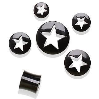 Horn Star Tunnel 0G-1"-My Body Piercing Jewellery