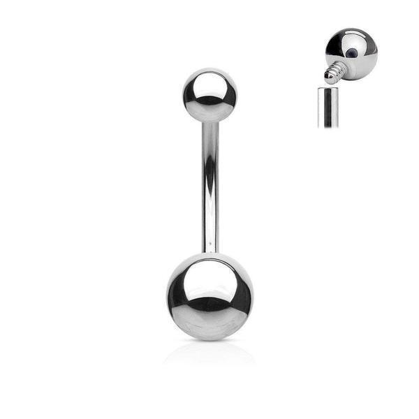 I.T. Top Ball Belly Bar 16G 14G-My Body Piercing Jewellery