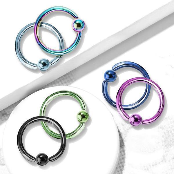 IP Captive Ring 18G-2G-My Body Piercing Jewellery