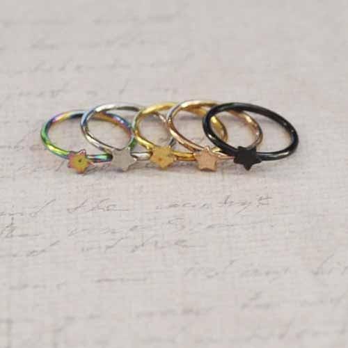 IP Logo Nose Ring 20G-My Body Piercing Jewellery