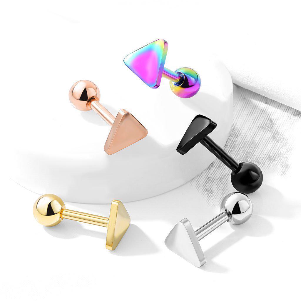 Logo End Cartilage Bar 16G-My Body Piercing Jewellery