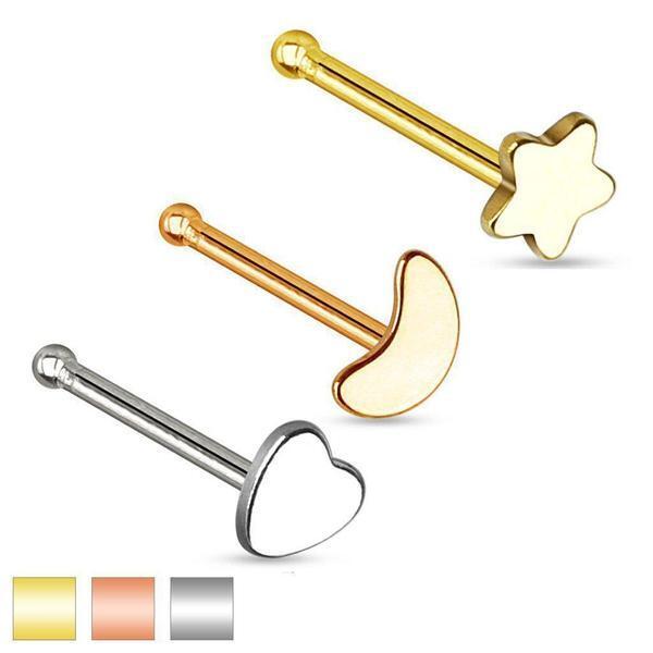 Logo Nose Bone 20G-My Body Piercing Jewellery