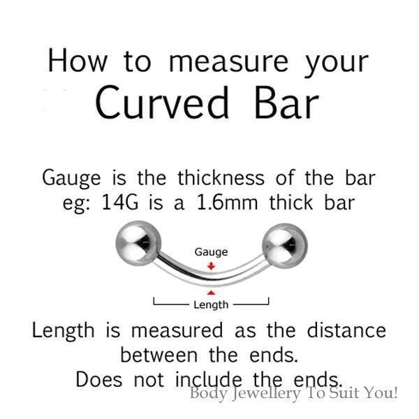 Long Curve 16G-My Body Piercing Jewellery