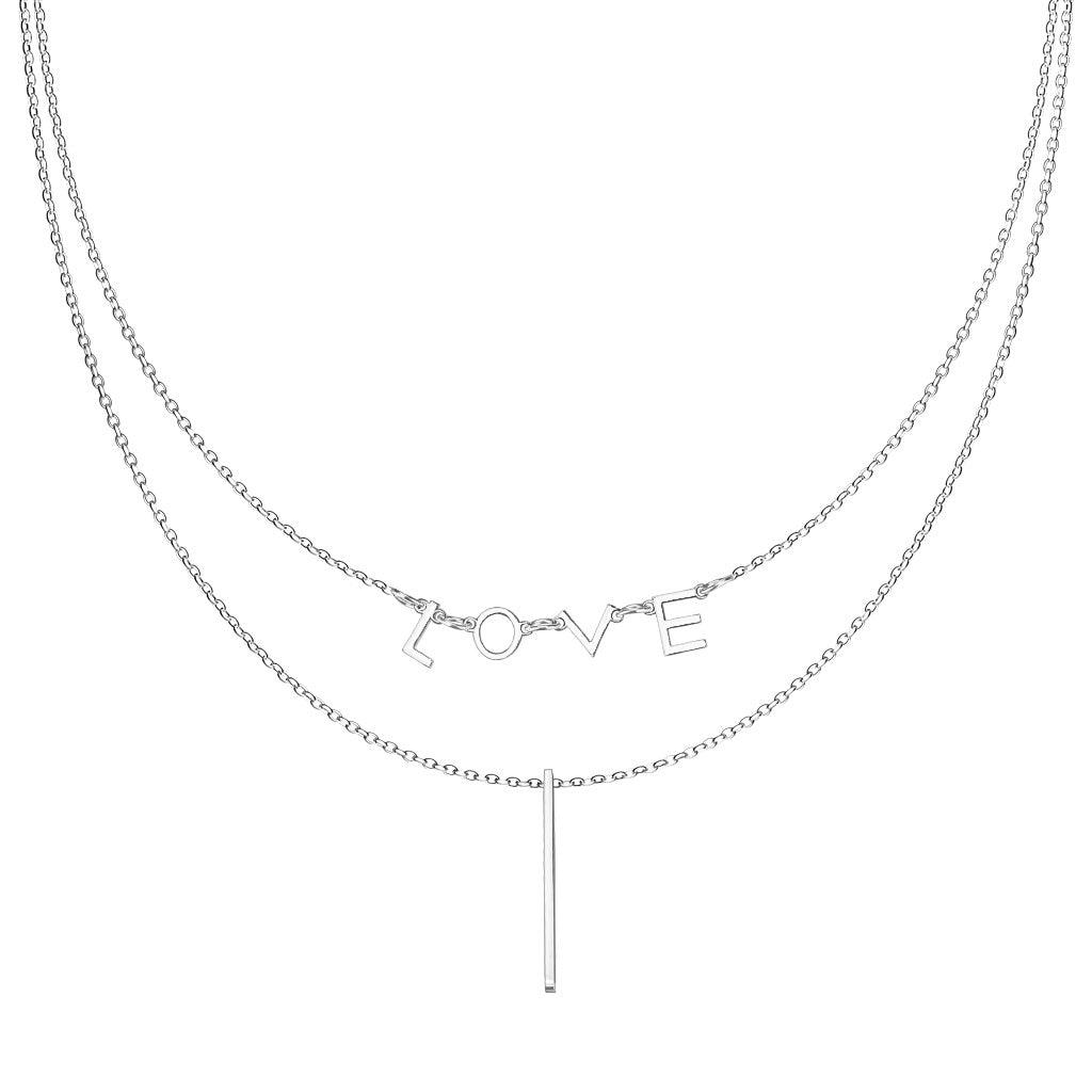 LOVE Bar Nipple Chain-My Body Piercing Jewellery