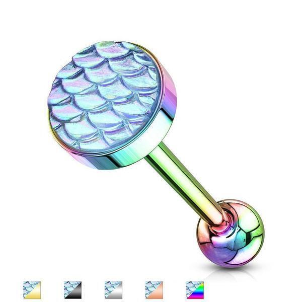 Mermaid Tongue Bar 14G-My Body Piercing Jewellery