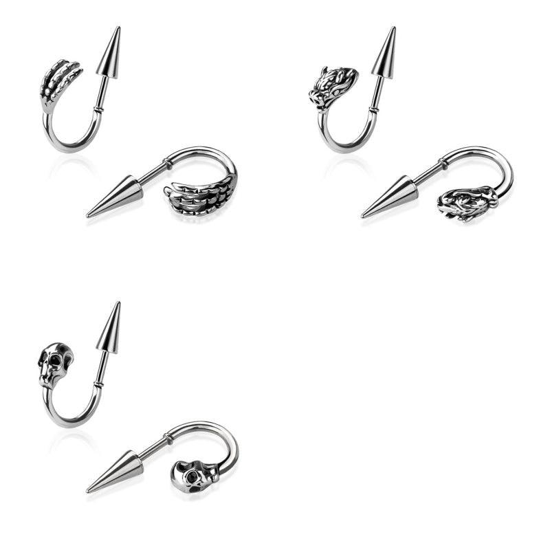 Body Jewelry - Spike Loop Cartilage Cuff 16G