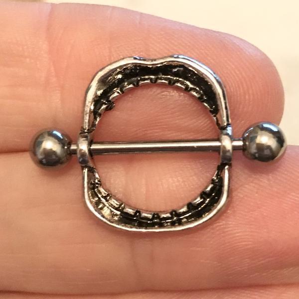 Mouth Nipple Shield 14G (Single)-My Body Piercing Jewellery