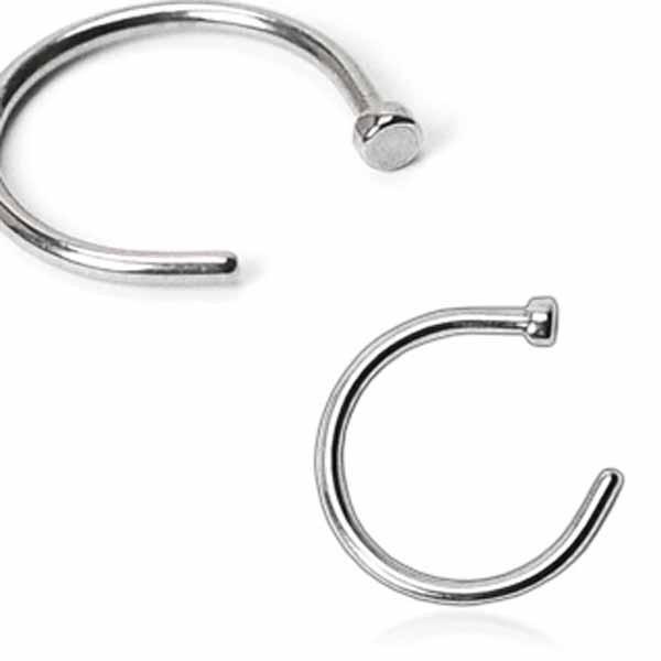 Nose Hoop 22G 20G 18G-My Body Piercing Jewellery
