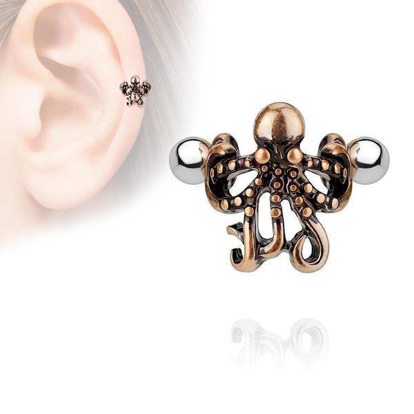 Octopus Cartilage Cuff 16G-My Body Piercing Jewellery