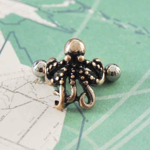 Octopus Cartilage Cuff 16G-My Body Piercing Jewellery