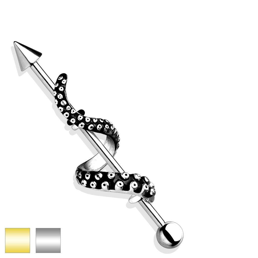 Octopus Industrial 14G 38mm-My Body Piercing Jewellery