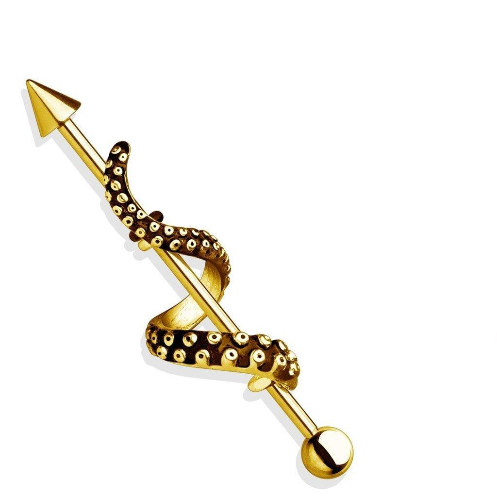 Octopus Industrial 14G 38mm-My Body Piercing Jewellery