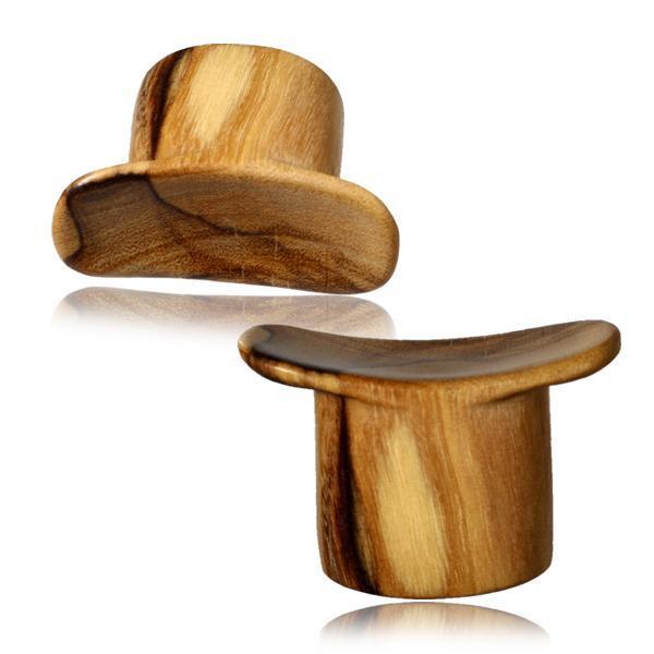 Olive Wood Stretched Labret Bar-My Body Piercing Jewellery