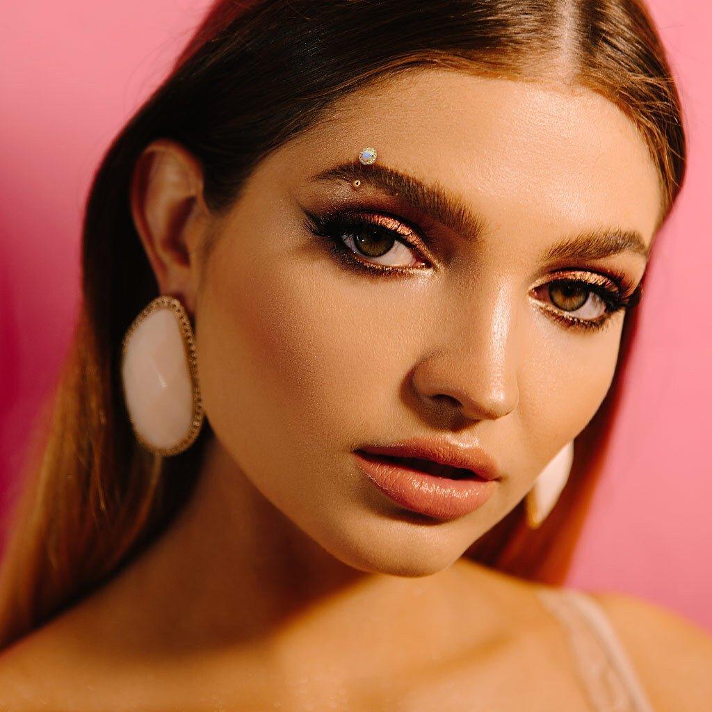 Opal Centre Gem Curve 16G-My Body Piercing Jewellery