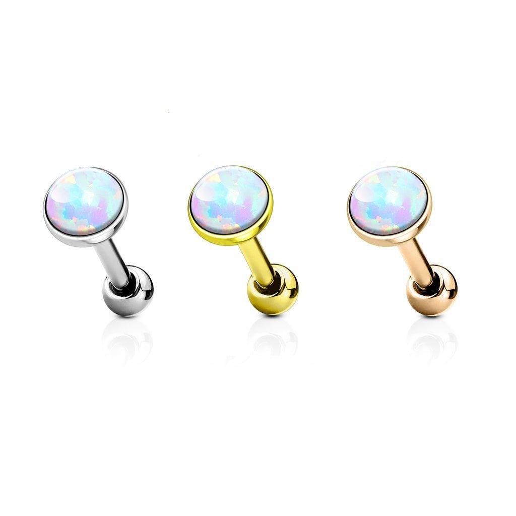 Opal Cartilage Bar-My Body Piercing Jewellery